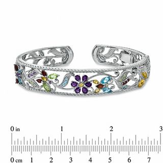 Gemstone discount cuff bracelet