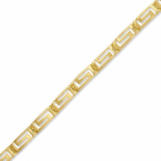 Greek Key Bracelet In 10k Gold 7 25 Bracelets Greek Key Bracelet In 10k Gold 7 25