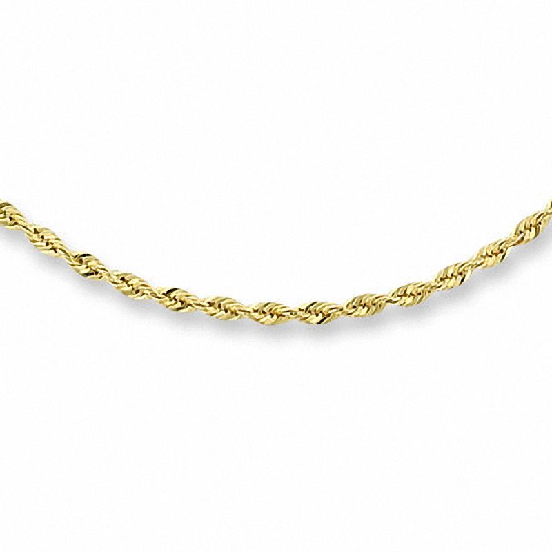 1.75mm Diamond-Cut Rope Chain Necklace in 14K Gold - 18"