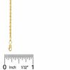 Thumbnail Image 2 of 1.75mm Diamond-Cut Rope Chain Necklace in 14K Gold - 24"