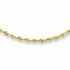 Thumbnail Image 1 of 2.5mm Diamond-Cut Rope Chain Necklace in 14K Gold - 20"