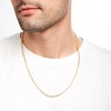 Thumbnail Image 2 of 3.8mm Diamond-Cut Glitter Rope Chain Necklace in Solid 14K Gold - 22"