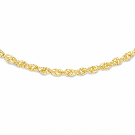 4.0mm Diamond-Cut Rope Chain Necklace in 14K Gold - 22