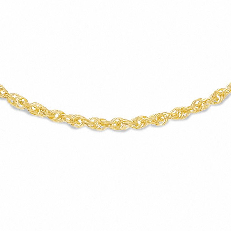 Solid Gold Rope Chain (2.5mm)