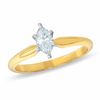 1/2 CT. Certified Marquise Diamond Solitaire Engagement Ring in 18K Gold