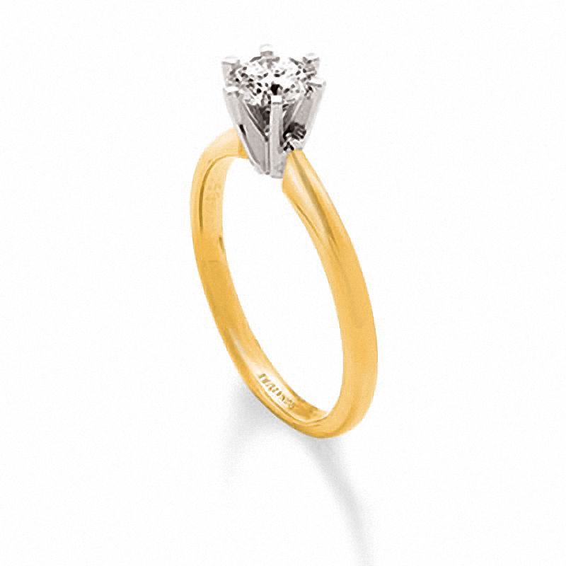 3/4 CT. Certified Diamond Solitaire Engagement Ring in 14K Gold (I/I1)