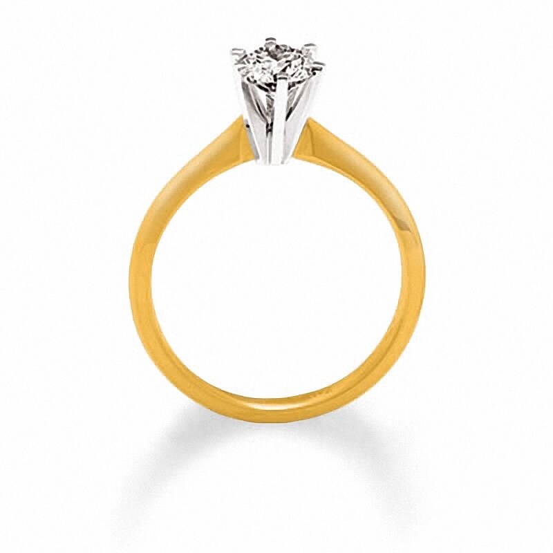 3/4 CT. Certified Diamond Solitaire Engagement Ring in 14K Gold (I/I1)