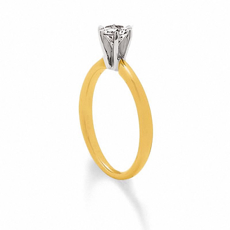 1/2 CT. Certified Diamond Solitaire Engagement Ring in 14K Gold (I/I1)