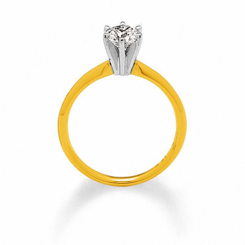 1/2 CT. Certified Diamond Solitaire Engagement Ring in 14K Gold (I/I1)