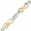 Thumbnail Image 1 of 1 CT. T.W. Diamond "X" Bracelet in 14K Two-Tone Gold