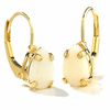 Thumbnail Image 1 of Pear-Shaped Opal Leverback Earrings in 14K Gold