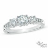 Thumbnail Image 1 of 1 CT. T.W. Diamond Past Present Future® Engagement Ring in 14K White Gold