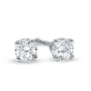 Thumbnail Image 1 of 1/4 CT. T.W. Diamond Solitaire Stud Earrings in 14K White Gold (I/I1)