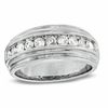 Thumbnail Image 1 of 1 CT. T.W. Diamond Milgrain Band in 14K White Gold