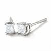 1/5 CT. T.W. Princess-Cut Diamond Solitaire Earrings in 14K White Gold