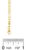 Thumbnail Image 2 of 3.3mm Figaro Chain Necklace in 14K Gold - 20&quot;