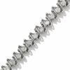 Thumbnail Image 0 of 2 CT. T.W. Diamond Fashion Swirl Bracelet in 14K White Gold