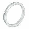 Thumbnail Image 2 of 1/4 CT. T.W. Princess-Cut Diamond Wedding Band in 14K White Gold
