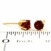 Thumbnail Image 2 of 4.0mm Garnet Stud Earrings in 14K Gold