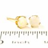 4.0mm Opal Stud Earrings in 14K Gold