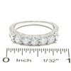 Thumbnail Image 3 of 1 CT. T.W. Diamond Five Stone Band in Platinum