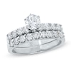 Thumbnail Image 0 of 1 CT. T.W. Diamond Bridal Set in 14K White Gold