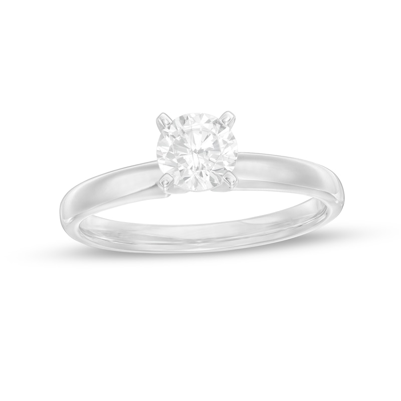 3/4 CT. Certified Diamond Solitaire Engagement Ring in 14K White Gold (J/I1)