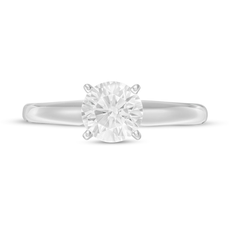 1 CT. Certified Diamond Solitaire Engagement Ring in 14K White Gold (J/I1)