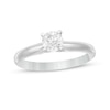 Thumbnail Image 0 of 1/2 CT. Certified Diamond Solitaire Engagement Ring in 14K White Gold (J/I1)