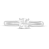 Thumbnail Image 4 of 1/2 CT. Certified Diamond Solitaire Engagement Ring in 14K White Gold (J/I1)
