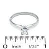 Thumbnail Image 3 of 1/3 CT. Princess-Cut Diamond Solitaire Engagement Ring in 14K White Gold