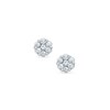Thumbnail Image 1 of 1/4 CT. T.W. Multi-Diamond Flower Earrings in 14K White Gold