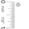 Thumbnail Image 2 of 1/4 CT. T.W. Multi-Diamond Flower Earrings in 14K White Gold