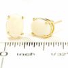 Thumbnail Image 2 of Oval Opal Stud Earrings in 14K Gold