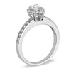 Thumbnail Image 1 of 5/8 CT. T.W. Pear-Shaped Diamond Frame Engagement Ring in 14K White Gold