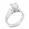 Thumbnail Image 2 of 1-1/2 CT. Diamond Solitaire Engagement Wide Band in 14K White Gold