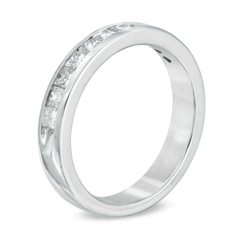 Main Image 2 of 1 CT. T.W. Princess-Cut Diamond Band in 14K White Gold