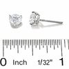 1-1/2 CT. T.W. Colourless Diamond Solitaire Earrings in 14K White Gold