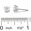 Thumbnail Image 1 of 1-1/2 CT. T.W. Colourless Diamond Solitaire Earrings in 14K White Gold