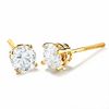 Thumbnail Image 0 of 3/4 CT. T.W. Diamond Solitaire Earrings in 14K Gold