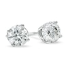 1 CT. T.W. Diamond Solitaire Earrings in 14K White Gold
