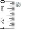 Thumbnail Image 1 of 1 CT. T.W. Diamond Solitaire Earrings in 14K White Gold