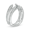 Thumbnail Image 2 of 1/2 CT. T.W. Diamond Solitaire Milgrain Edge Wrap in 14K White Gold