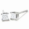 Thumbnail Image 1 of 1/4 CT. T.W. Princess-Cut Diamond Solitaire Earrings in 14K White Gold