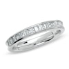 Thumbnail Image 0 of 1/2 CT. T.W. Princess-Cut and Baguette Diamond Channel Band in 14K White Gold