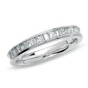 Thumbnail Image 1 of 1/2 CT. T.W. Princess-Cut and Baguette Diamond Channel Band in 14K White Gold