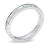Thumbnail Image 2 of 1/2 CT. T.W. Princess-Cut and Baguette Diamond Channel Band in 14K White Gold