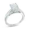 Thumbnail Image 1 of 2 CT. Certified Diamond Solitaire Engagement Ring in 14K White Gold (J/I2)