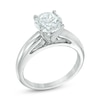 Thumbnail Image 2 of 2 CT. Certified Diamond Solitaire Engagement Ring in 14K White Gold (J/I2)