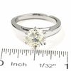 Thumbnail Image 3 of 2 CT. Certified Diamond Solitaire Engagement Ring in 14K White Gold (J/I2)